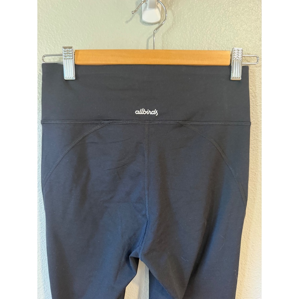 Allbirds Natural Legging Women S Black High Rise Merino Wool Tencel Activewear - Picture 3 of 7